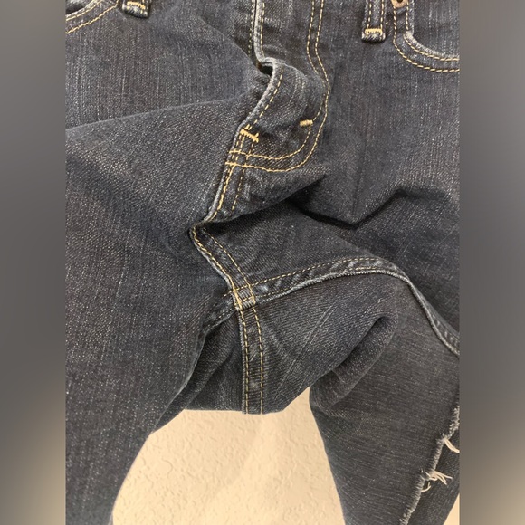 Levi Super Skinny 510 Jean Shorts Size 30 Cut Off Blue - Picture 5 of 10